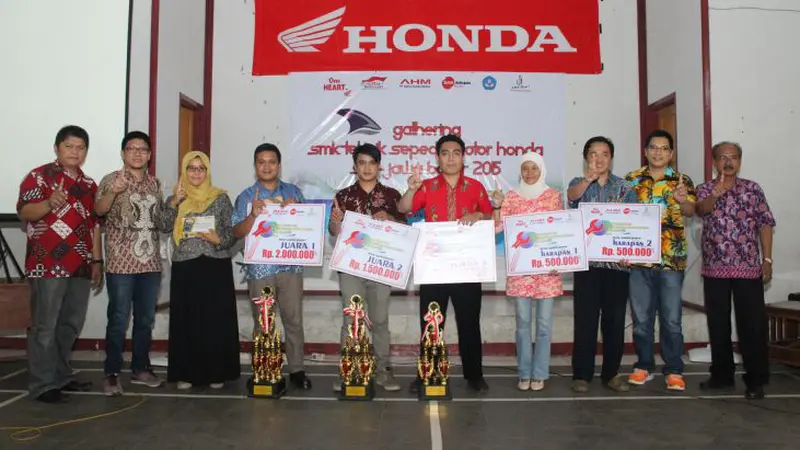 Honda Jabar Umumkan Pemenang Kontes Mekanik Guru SMK