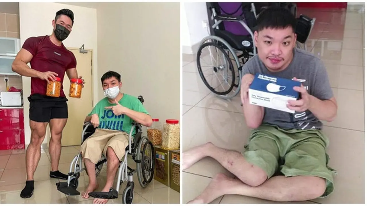 Berjualan Sambil Berbagi, Kisah Pria Pengidap Cerebral Palsy Ini Bikin Salut