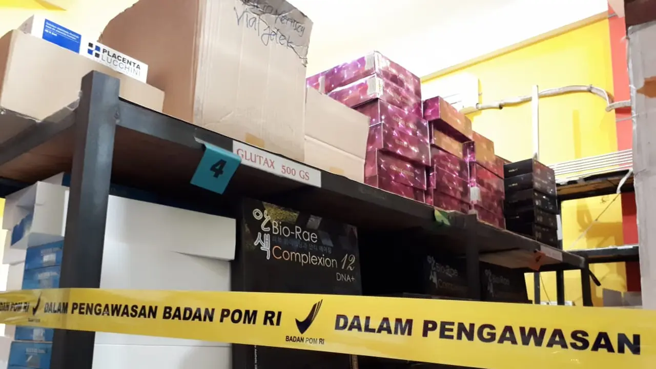 BPOM Sita Obat Injeksi Ilegal di Semarang.