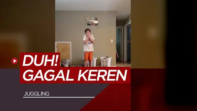 Berita Video Aksi Juggling Remaja Ini Endingnya Bikin Ngakak