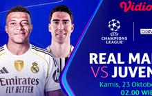 Nonton Liga Champions 2025/26: Real Madrid vs Juventus Eksklusif di Vidio