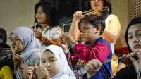 Ruang Kreatif Liburan Anak - Kelas Kesenian Pengenalan dan Pembuatan Wayang Suket oleh Wayang Suket Indonesia di Galeri Indonesia Kaya dalam rangka Hari Anak Nasional 2026. (dok. Galeri Indonesia Kaya)