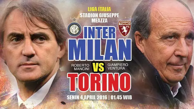 Inter Vs Torino: Kans Dekati 'Serigala'