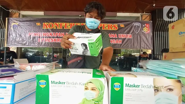 Penimbun Masker Ditangkap di Semarang