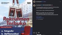 Postingan Lowongan Kerja Pegawai Non-ASN Kemenko PM RI (Source: instagram.com/kemenkopmri)