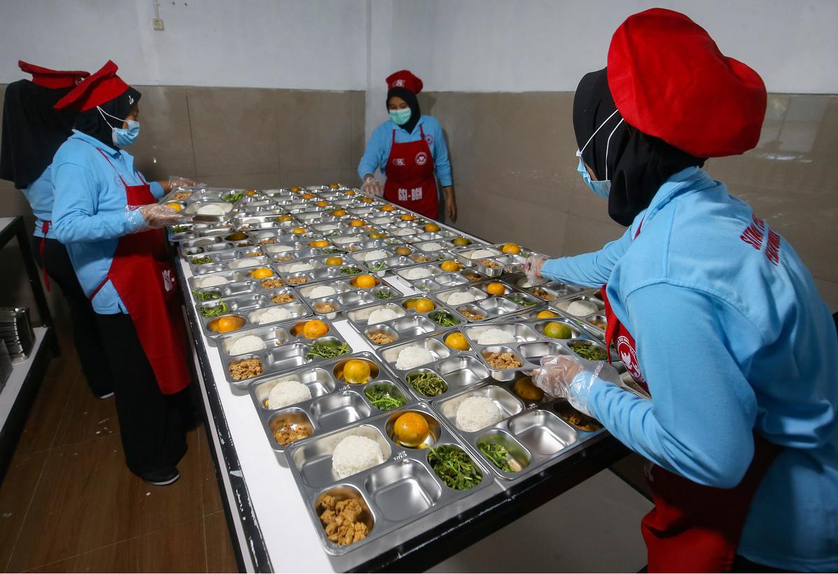 Dapur Makan Bergizi Gratis di Depok