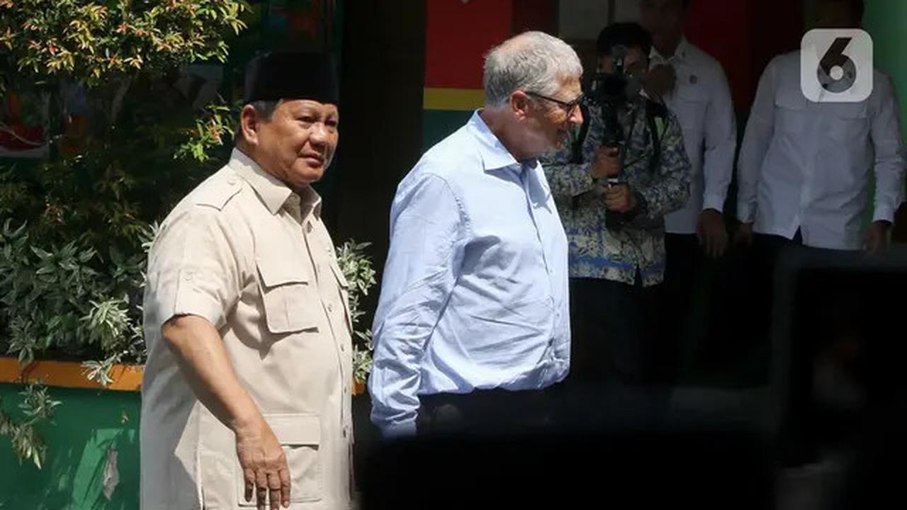 Momen Presiden Prabowo Ajak Bill Gates Tinjau Langsung Pelaksanaan Program MBG