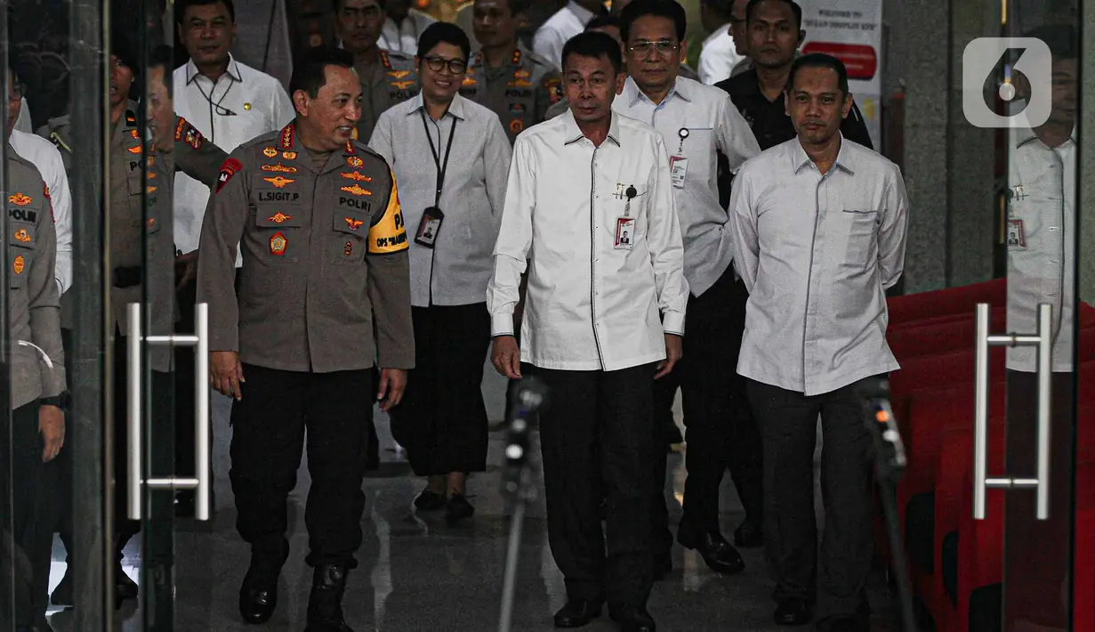Sebelumnya, KPK dan Polri juga telah memiliki nota kesepahaman. (Liputan6.com/Faizal Fanani)