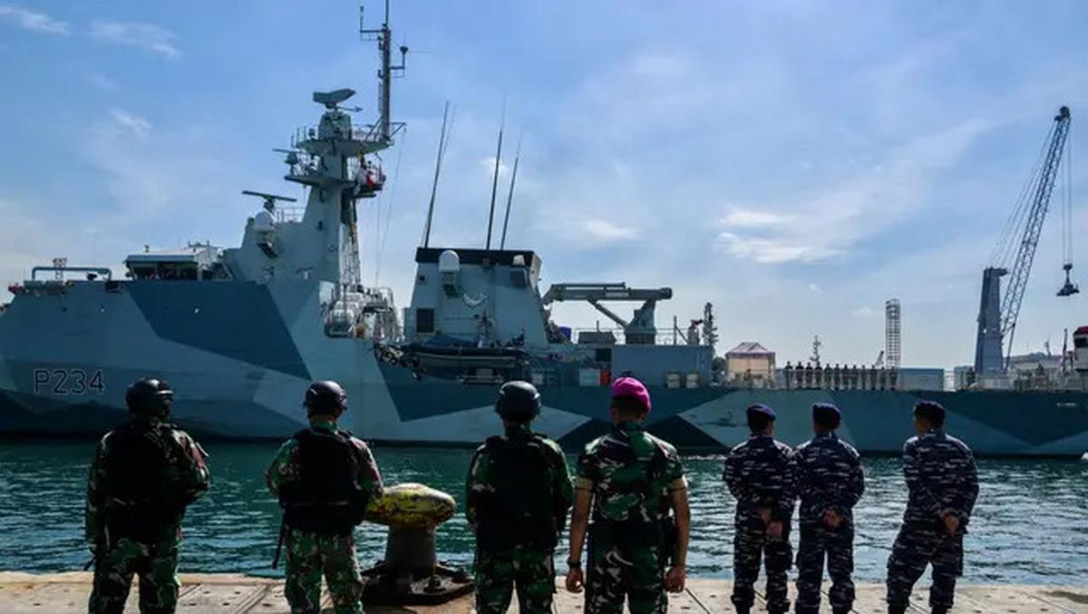 Perkuat Kerja Sama Militer, Kapal Angkatan Laut Inggris HMS Spey Berlabuh di Jakarta