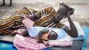 Lima tahun perang dan banjir yang belum pernah terjadi sebelumnya telah mendorong Sudan Selatan ke dalam situasi yang mengerikan dengan lebih dari 75% dari 12 juta orang di negara tersebut membutuhkan bantuan kemanusiaan dan hampir 3 juta orang berada di ambang kelaparan. (AP Photo/Sam Mednick)