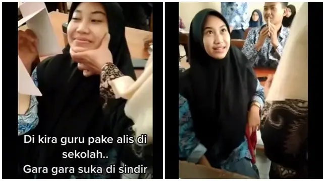 Siswanya Dikira Pakai Pensil Alis ke Sekolah, Aksi Guru Ini Bikin Geleng Kepala