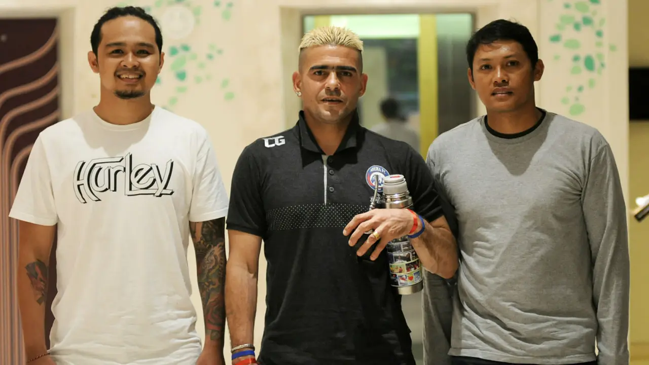 Made Indra, Cristian Gonzales, dan Erwan Santoso