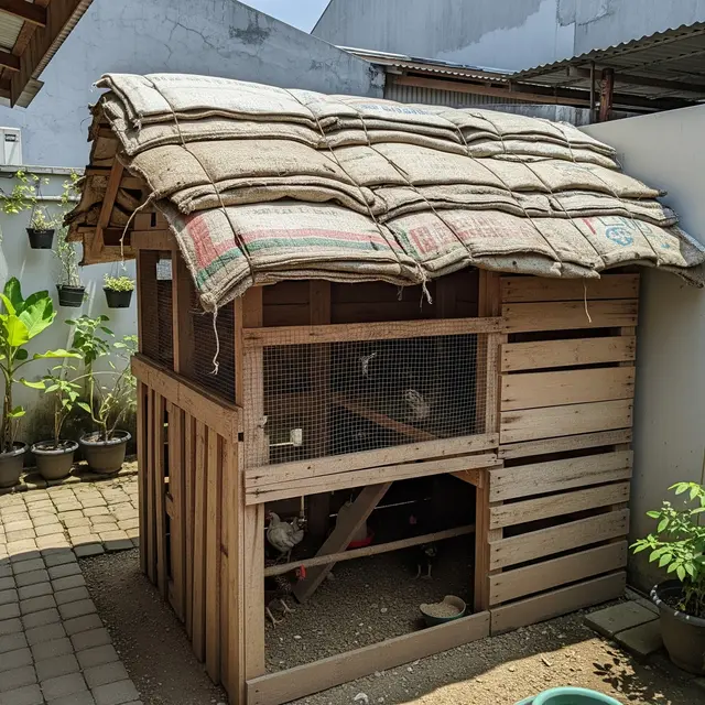 12 Barang Bekas yang Bisa Digunakan untuk Atap Kandang Ayam Tahan Panas