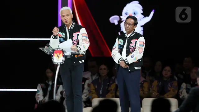 Momen Akhir Capres-Cawapres Usai Debat Pamungkas Pemilu 2024
