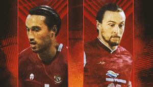 Timnas Indonesia - Ezra Walian dan Marc Klok (Bola.com/Lamya Dinata/Adreanus Titus)
