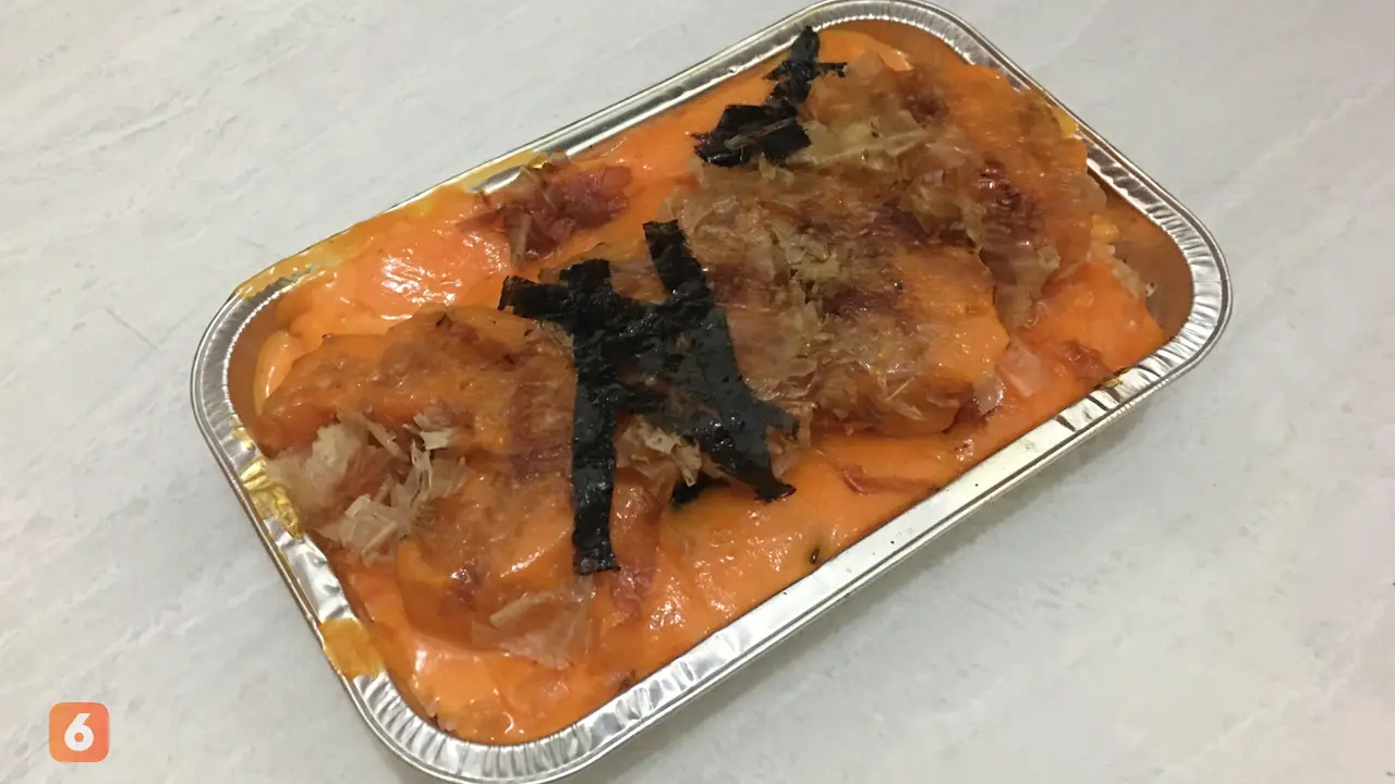 Mencicipi Kreasi Nasi Mentai Udang Bertabur Nori dan Cakalang Serut