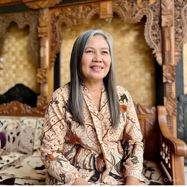 Model Rambut untuk Ibu-Ibu Berhijab Usia 50 Tahun