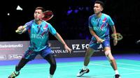 Fajar Alfian/Muhammad Rian Hardianto di Denmark Open 2022. (PBSI)