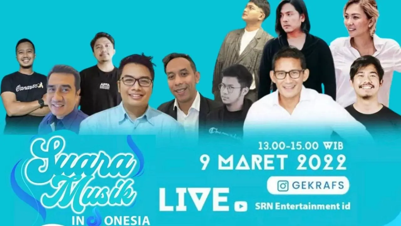GEKRAFS melakukan kolaborasi dengan para musisi.