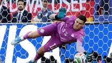 Kiper Paraguay Orlando Gill Paraguay menyelamatkan penalti keempat dari pemain Jerman Nick Woltemade dalam adu penalti selama pertandingan Babak 32 Besar Piala Dunia FIFA 2026 antara Jerman dan Paraguay di Stadion Boston pada 29 Juni 2026 di Foxborough, Massachusetts, AS, Senin (29/06/2026). AFP/ Getty Images/ Alexander Hassenstein