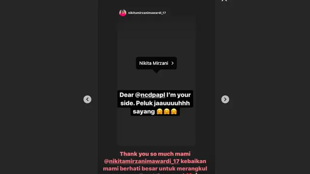 Unggahan Nora Alexandra
