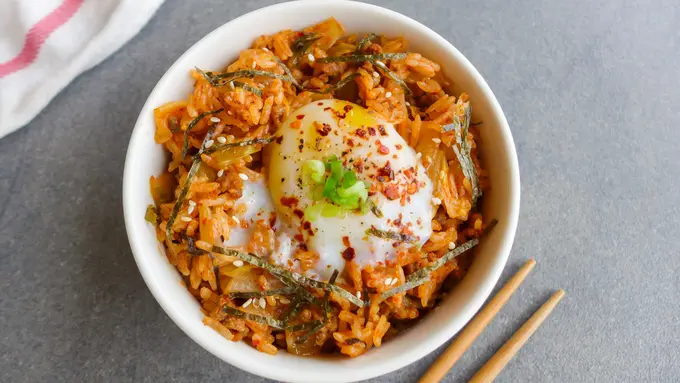 Nasi Goreng Kimchi ala Korea