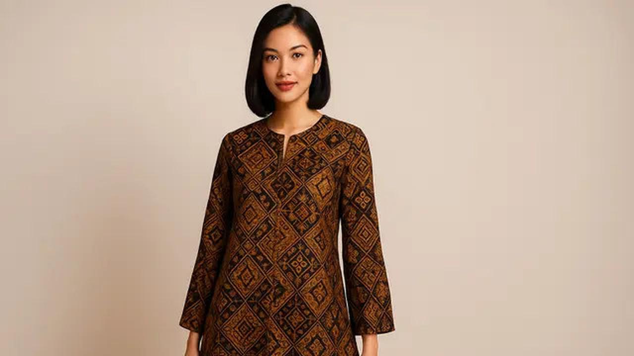 7 Model Tunik Batik Cantik untuk Kondangan 2025, Tampil Anggun dan Elegan