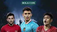 Timnas Indonesia - Nadeo Argawinata, Stefano Lilipaly, Fachruddin Aryanto Nuansa Kelam (Bola.com/Salsa dwi Novita)