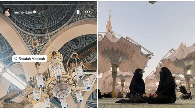 6 Potret Michelle Ziudith Jalani Umrah, Penampilan Pakai Cadar Bikin Pangling