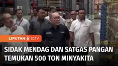 Di tengah kelangkaan Minyakita, Mendag Zulhas dan satgas pangan Bareskrim Polri sidak ke salah satu gudang di kawasan Cilincing, Jakarta Utara. Dari dalam gudang ditemukan sekitar 500 ton Minyakita kemasan yang menumpuk.