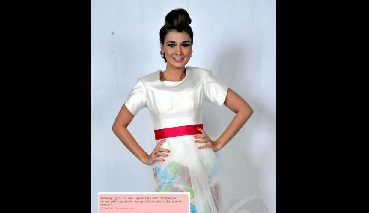 Tahun 2009, Luna Maya sempat   dilaporkan akibat pernyataan di akun   Twitter-nya yang menyebut   infotainment derajatnya lebih hina   daripada pekerja seks komersil. (Liputan6.com/Panji Diksana)