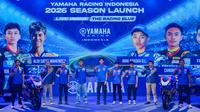 PT Yamaha Indonesia Motor Manufacturing (YIMM) resmi memperkenalkan barisan tempur mereka untuk menghadapi musim balap 2026 di Black Owl, Jakarta Utara pada Jumat (27/2/2026). (Dok Yamaha Indonesia)