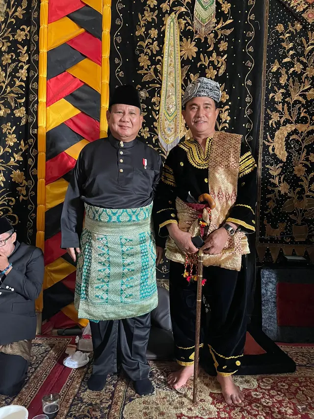 Prabowo Subianto dan Yusril Ihza Mahendra Berada di Batusangkar