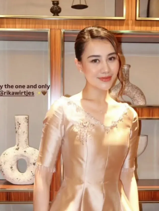 Aaliyah Massaid saat Akad Nikah El Rumi dan Syifa Hadju. [@aaliyah.massaid]