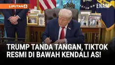 Presiden AS Donald Trump menandatangani perintah eksekutif untuk mendukung kesepakatan pengalihan TikTok ke investor Amerika. Dengan langkah ini, TikTok tetap bisa beroperasi di Amerika Serikat sesuai aturan keamanan nasional.
