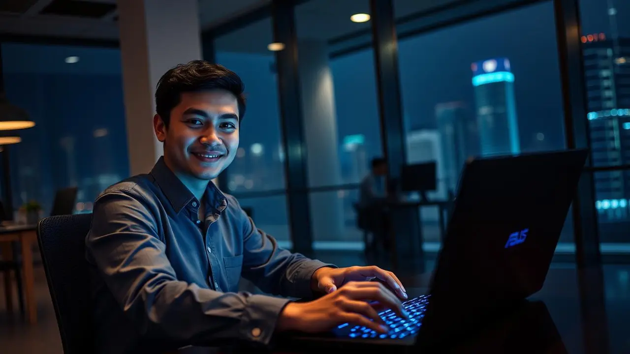 cara menyalakan lampu keyboard laptop asus
