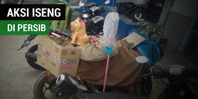 VIDEO: Motor Bek Persib Bandung Jadi Sasaran Aksi Iseng