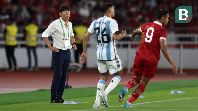 Shin Tae-yong, Timnas Indonesia vs Argentina
