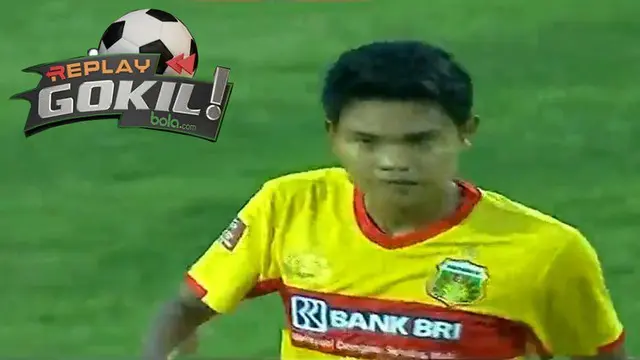 Replay Gokil kali ini menyajikan tendangan gledek  yang tercipta pada laga TSC 2016 antara Bhayangkara FC melawan Semen Padang.