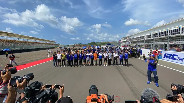 Acara opening ceremony final race Yamaha Sunday Race 2023