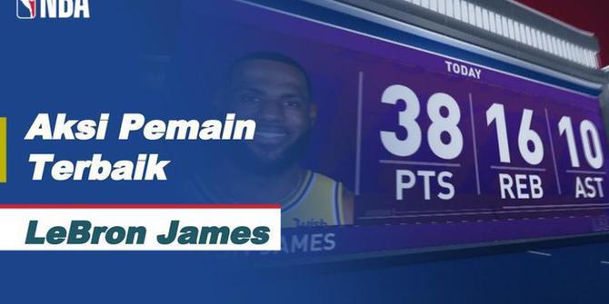 VIDEO: LeBron James Tampil Gemilang Saat LA Lakers Kalahkan Denver Nuggets di NBA