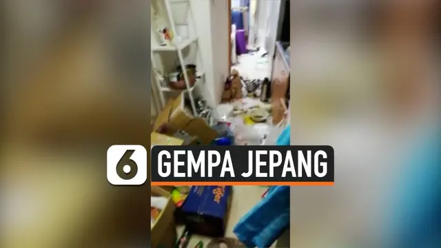VIDEO: Lihat, Isi Apartemen Berantakan Usai Diguncang Gempa Besar M 7,3