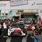 Pembukaan APRC 2022 yang dirangkai dengan Kejurnas Rally Danau Toba (Istimewa)