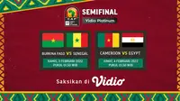 Link Live Streaming Piala Afrika 2021 Babak Perempat Final di Vidio, 29-31 Januari 2022. (Sumber : dok. vidio.com)