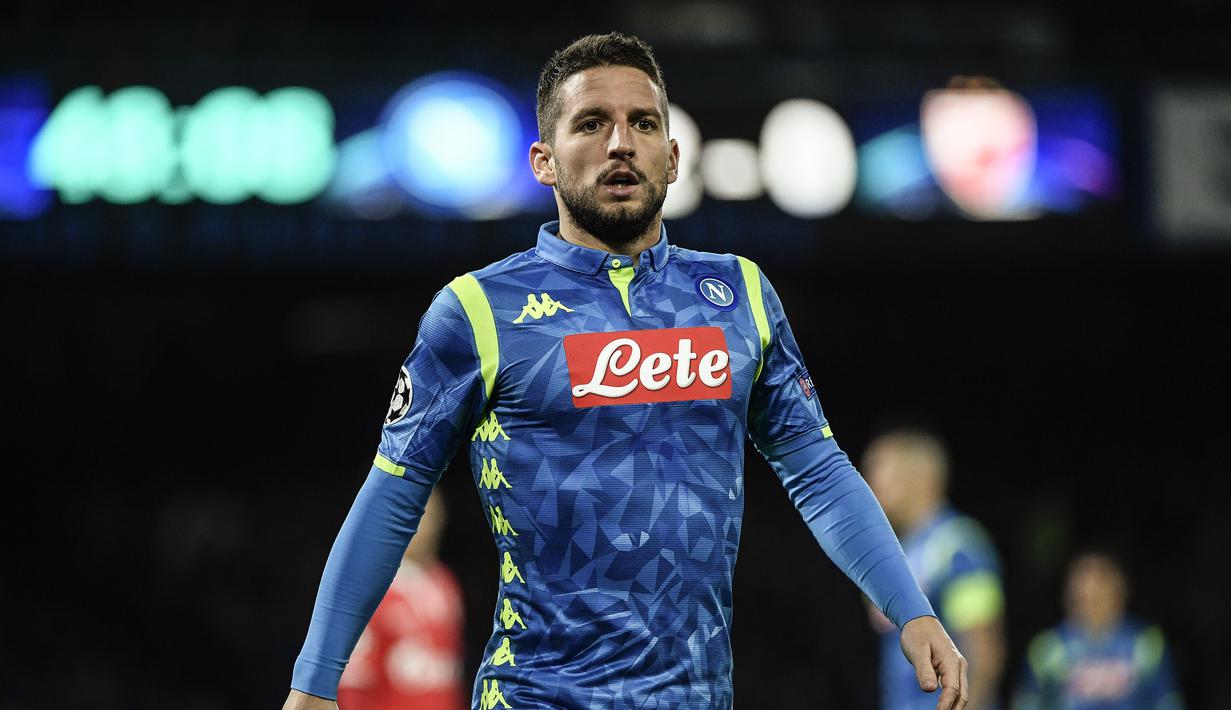 6. Dries Mertens (Napoli) - 7 gol dan 4 assist (AFP/Fillipo Monteforte)