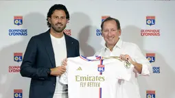 Klub Prancis, Lyon resmi menunjuk mantan bek Italia, Fabio Grosso sebagai pelatih baru pada hari Sabtu. (AP Photo/Laurent Cipriani)