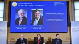 Robert E. Hall dan Michael Woodford Raih Nobel Ekonomi 2026