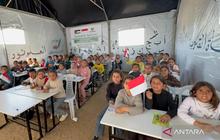 Baznas Bangun Kelas Darurat di Gaza, Pastikan Anak-Anak Tetap Bersekolah di Tengah Krisis Kemanusiaan
