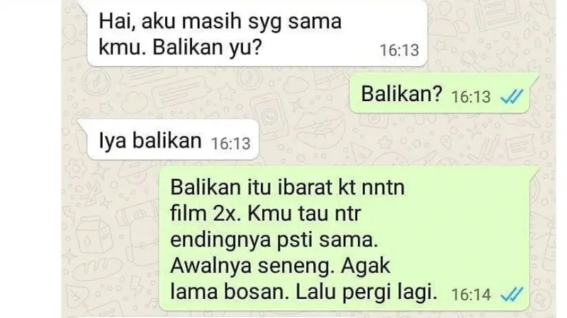 7 Chat Ditolak Secara Halus Ini Cuma Bikin Senyum Getir