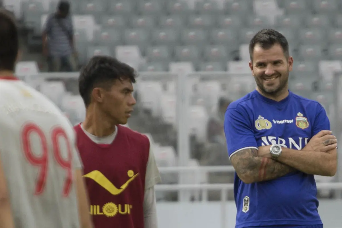 FOTO: Bhayangkara FC Berlatih Jelang Laga Melawan Wakil J-League